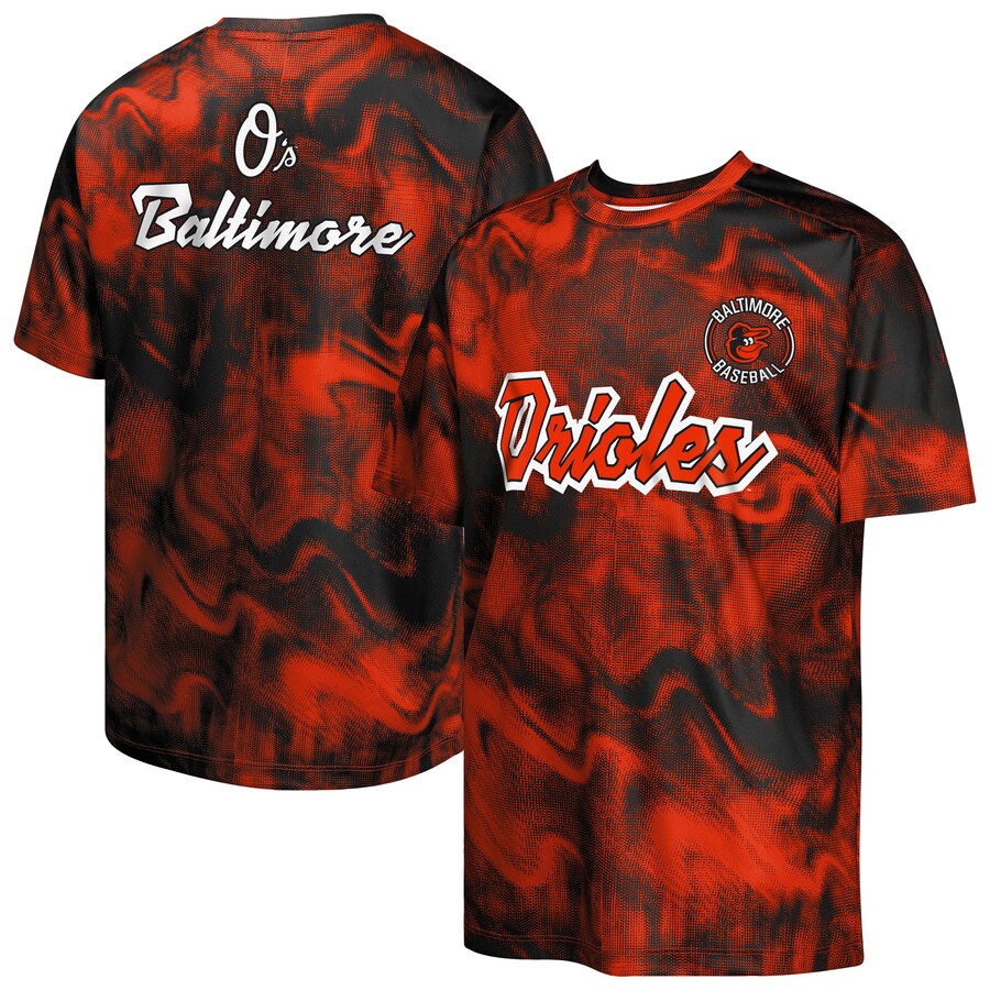 Youth Baltimore Orioles Black/Orange Pinch Hitter T-Shirt - Vujersey Los Angeles Rams