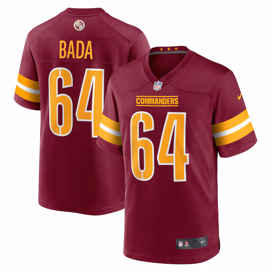 Men's Washington Commanders David Bada Nike  Burgundy  Game Jersey - Vujersey Los Angeles Rams