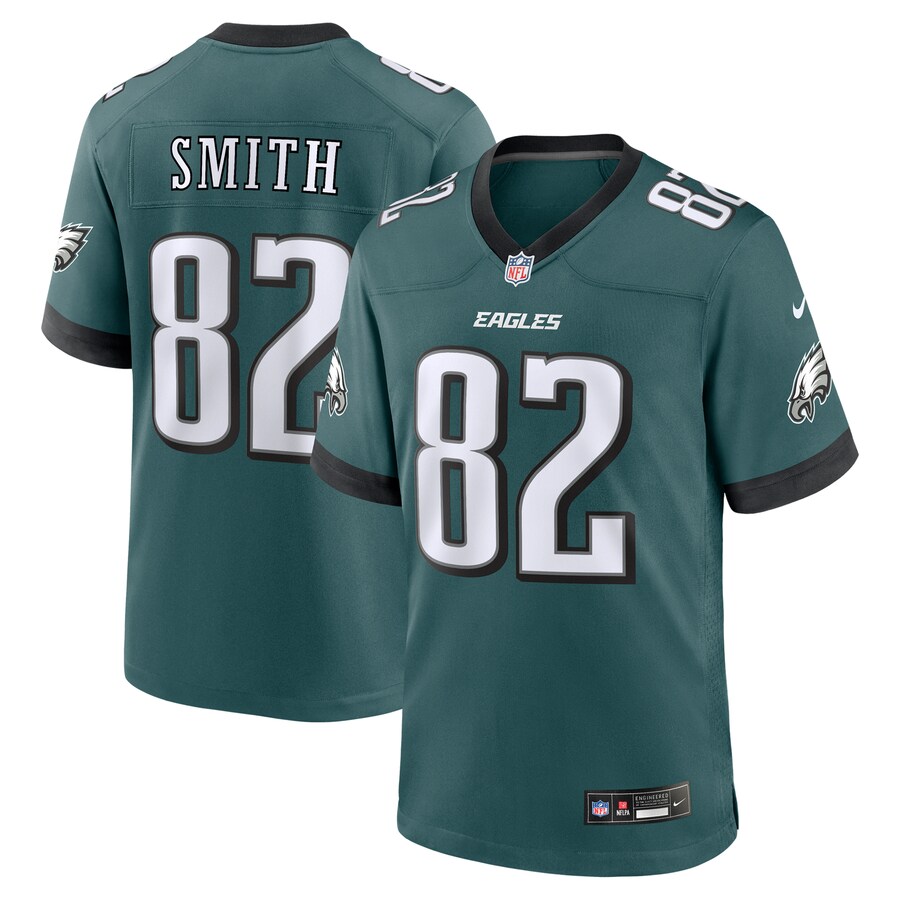Men's Philadelphia Eagles Ainias Smith Nike Midnight Green Team Game Jersey - Vujersey Los Angeles Rams