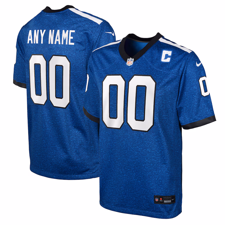 Youth Indianapolis Colts  Nike Blue Indiana Nights Alternate Custom Game Jersey - Vujersey Los Angeles Rams