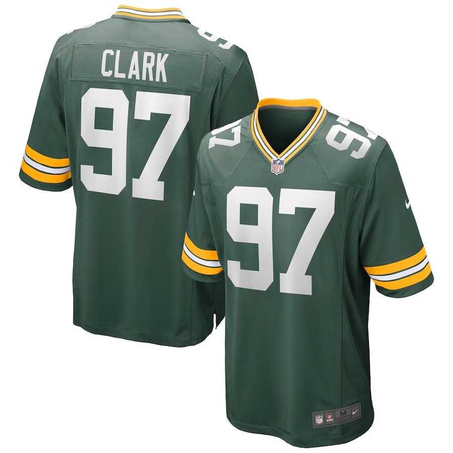 Men's Green Bay Packers Kenny Clark Nike Green Game Jersey - Vujersey Los Angeles Rams