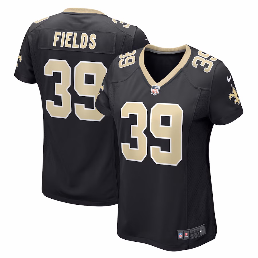 Women's New Orleans Saints DaMarcus Fields Nike Black Game Player Jersey - Vujersey Los Angeles Rams