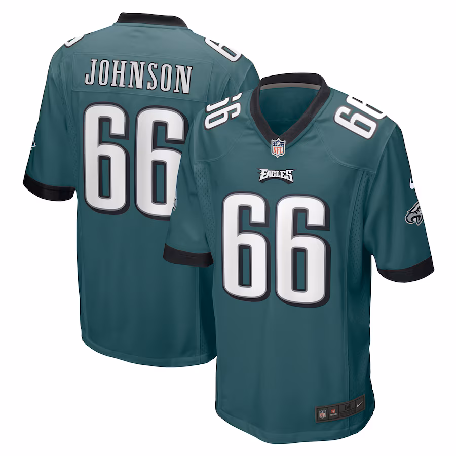 Men's Philadelphia Eagles Roderick Johnson Nike Midnight Green  Game Jersey - Vujersey Los Angeles Rams