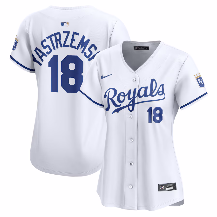 Women's Kansas City Royals Mike Yastrzemski Nike White Home Limited Player Jersey - Vujersey Los Angeles Rams