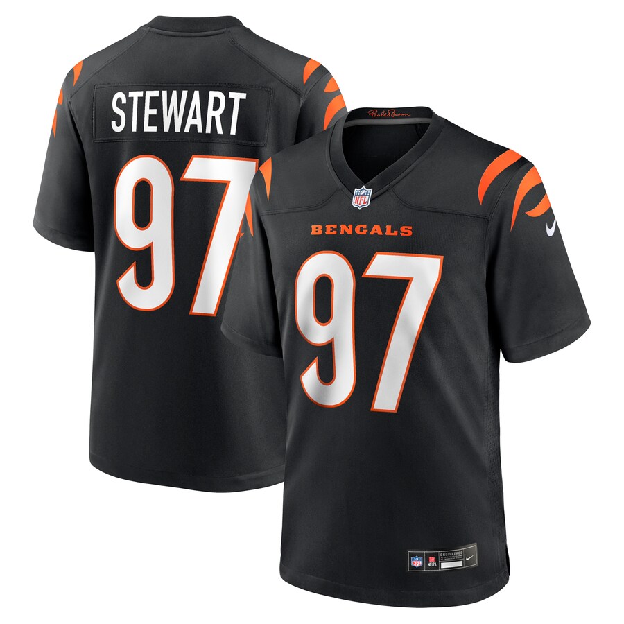 Men's Cincinnati Bengals Shemar Stewart Nike Black Team Game Jersey - Vujersey Los Angeles Rams