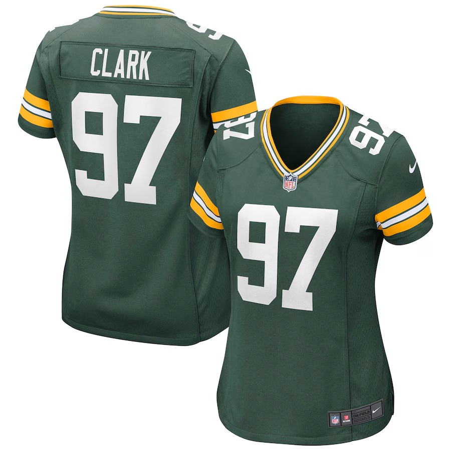 Women's Green Bay Packers Kenny Clark Nike Green Game Jersey - Vujersey Los Angeles Rams