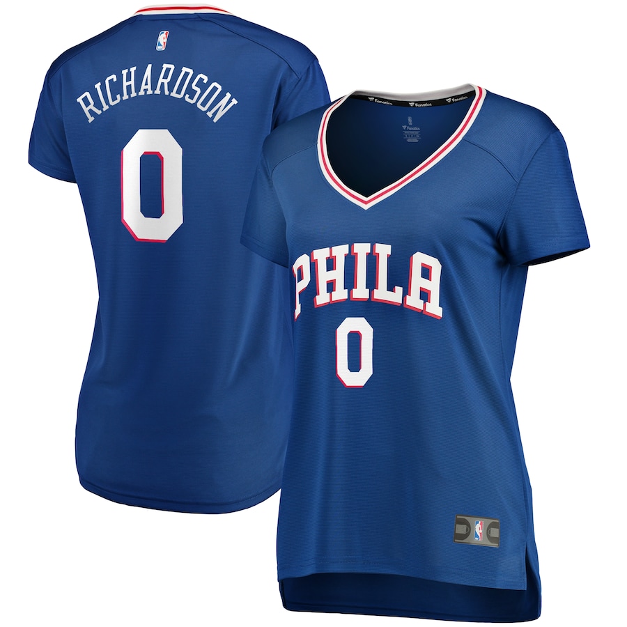 Women's Philadelphia 76ers Josh Richardson Fanatics Royal Fast Break Replica Jersey - Icon Edition - Vujersey Los Angeles Rams