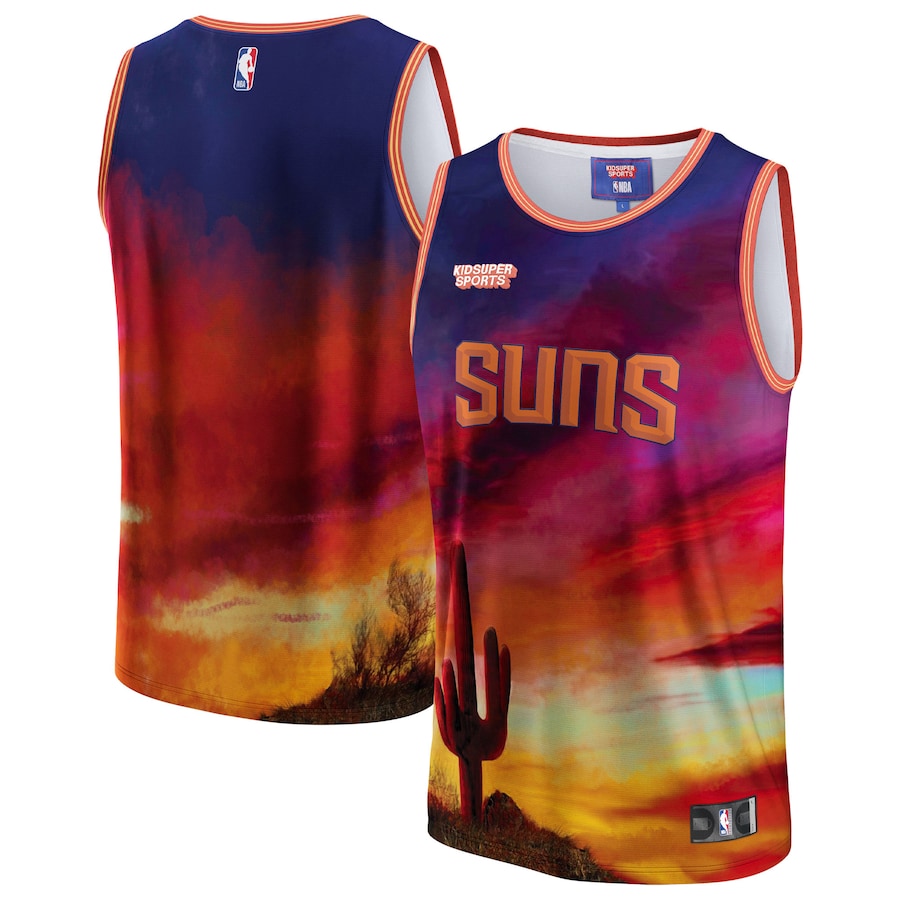 Unisex Phoenix Suns NBA & KidSuper Studios by Fanatics Red Hometown Jersey - Vujersey Los Angeles Rams