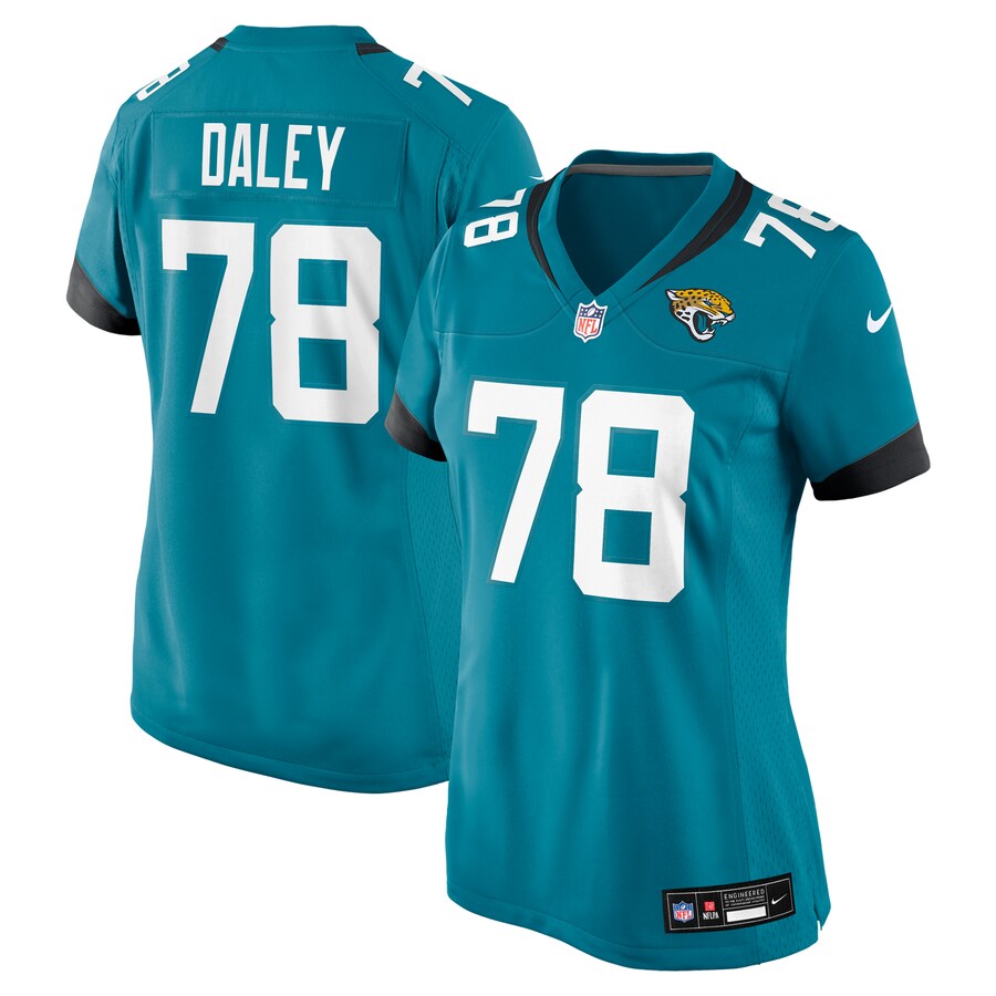 Women's Jacksonville Jaguars Dennis Daley Nike Teal Team Game Jersey - Vujersey Los Angeles Rams