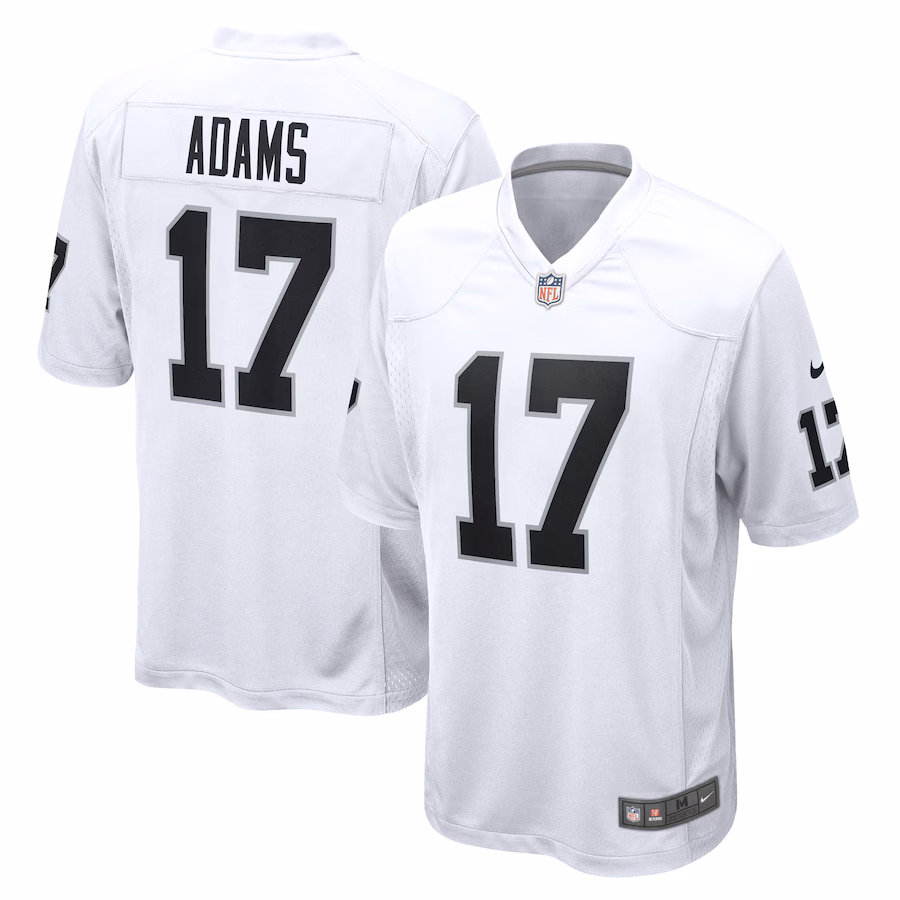 Men's Las Vegas Raiders Davante Adams Nike White Game Jersey - Vujersey Los Angeles Rams
