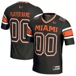 Miami Hurricanes GameDay Greats NIL Pick-A-Player Football Jersey - Black - Vujersey Los Angeles Rams