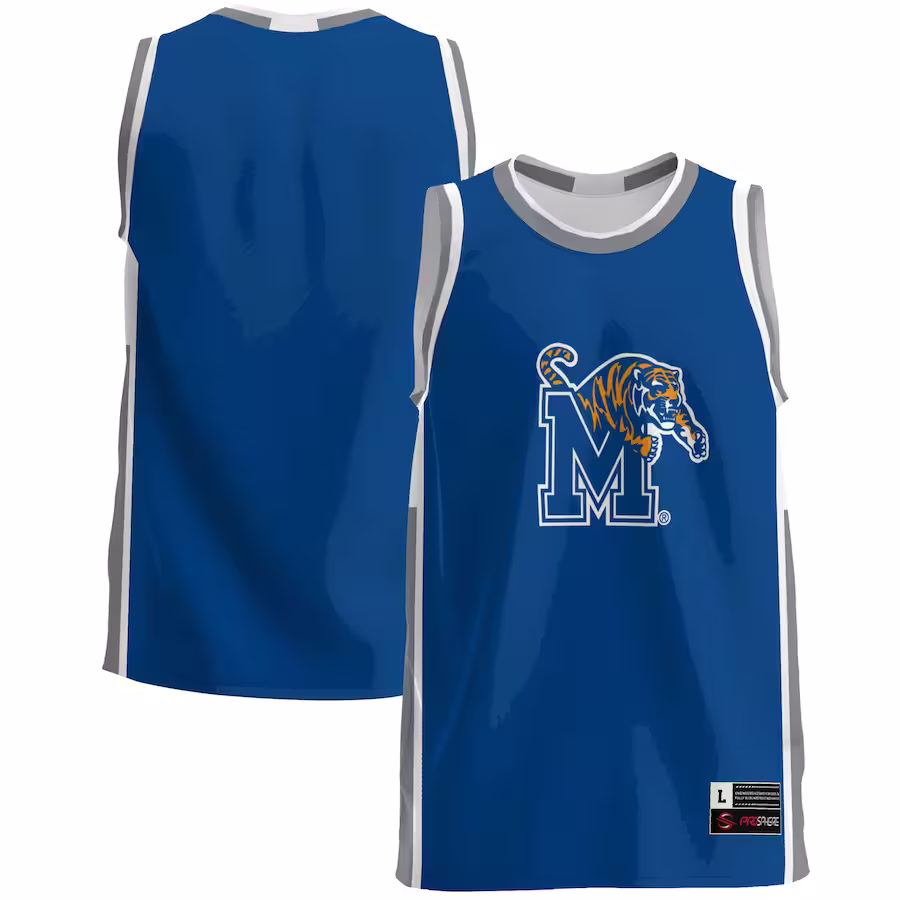 Memphis Tigers GameDay Greats  Lightweight Basketball Jersey - Blue - Vujersey Los Angeles Rams