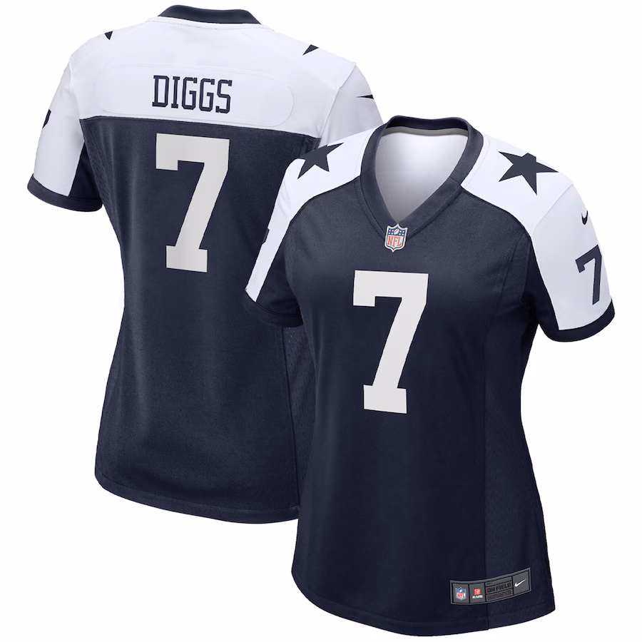 Women's Dallas Cowboys Trevon Diggs Nike Navy Alternate Game Jersey - Vujersey Los Angeles Rams