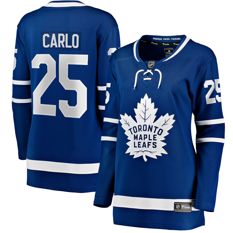 Women's Toronto Maple Leafs Brandon Carlo Fanatics Blue Home Breakaway Player Jersey - Vujersey Los Angeles Rams