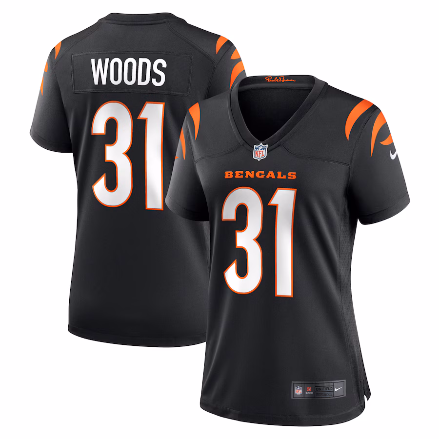 Women's Cincinnati Bengals Ickey Woods Nike Black Retired Player Game Jersey - Vujersey Los Angeles Rams