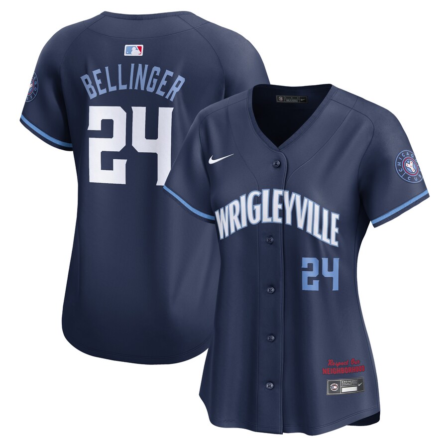 Women's Chicago Cubs Cody Bellinger Nike Navy 2021 City Connect Limited Player Jersey - Vujersey Los Angeles Rams
