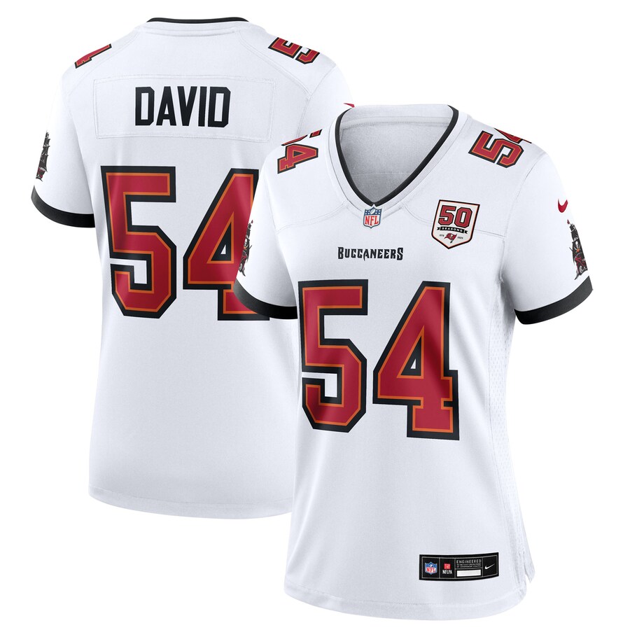 Women's Tampa Bay Buccaneers Lavonte David Nike White 50th Anniversary White Game Jersey - Vujersey Los Angeles Rams