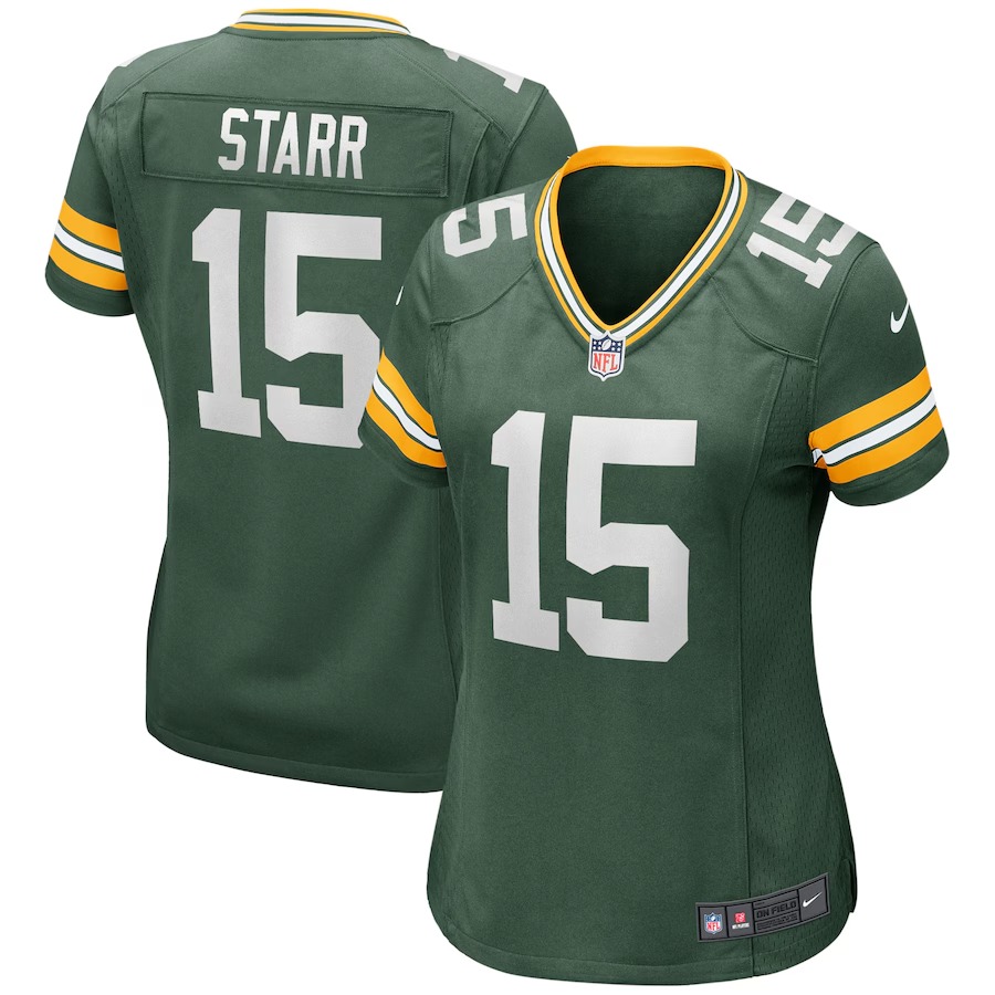 Women's Green Bay Packers Bart Starr Nike Green Game Retired Player Jersey - Vujersey Los Angeles Rams