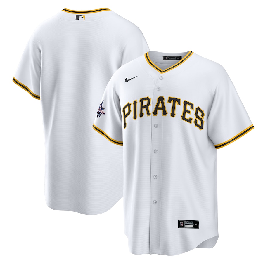 Men's Pittsburgh Pirates Nike White 2025 MLB All-Star Game Home Replica Jersey - Vujersey Los Angeles Rams