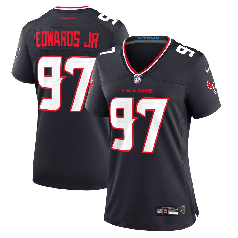 Women's Houston Texans Mario Edwards Jr. Nike Navy Team Game Jersey - Vujersey Los Angeles Rams