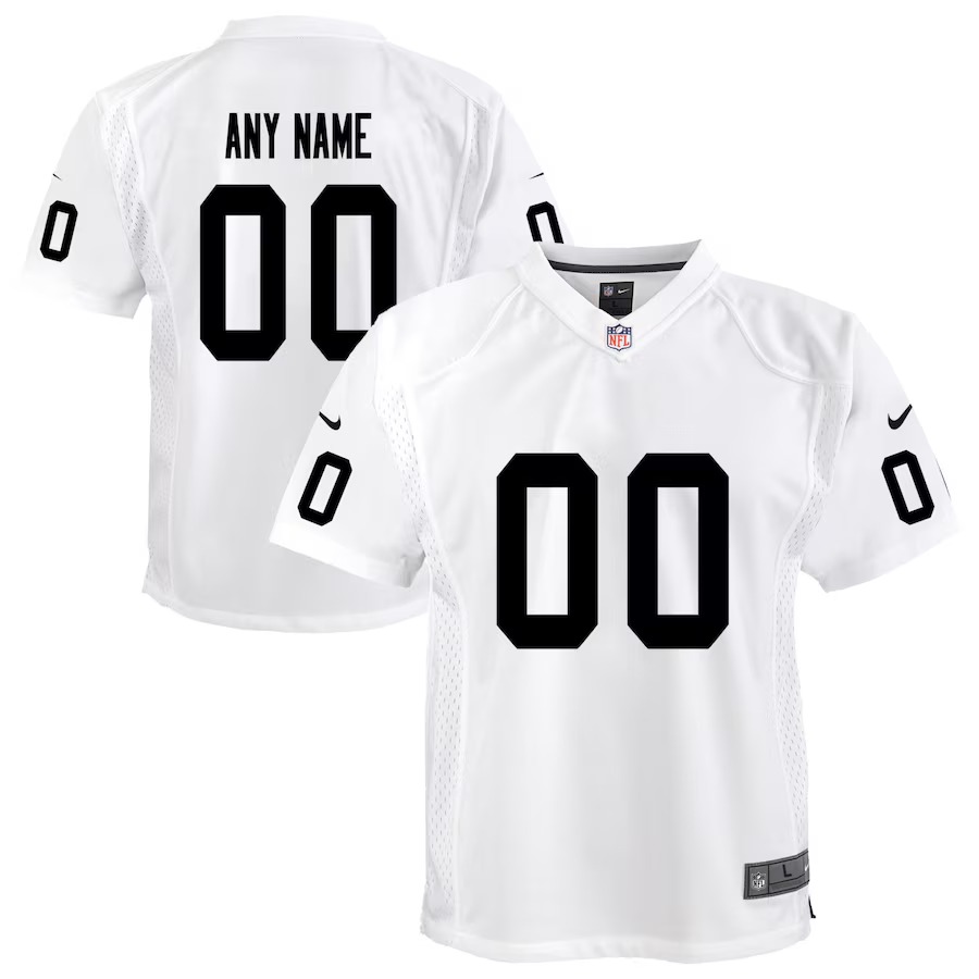 Youth Las Vegas Raiders Nike White Team Custom Game Jersey - Vujersey Los Angeles Rams