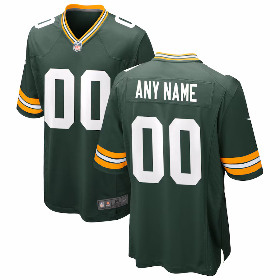 Men's Green Bay Packers Nike Green Custom Game Jersey - Vujersey Los Angeles Rams