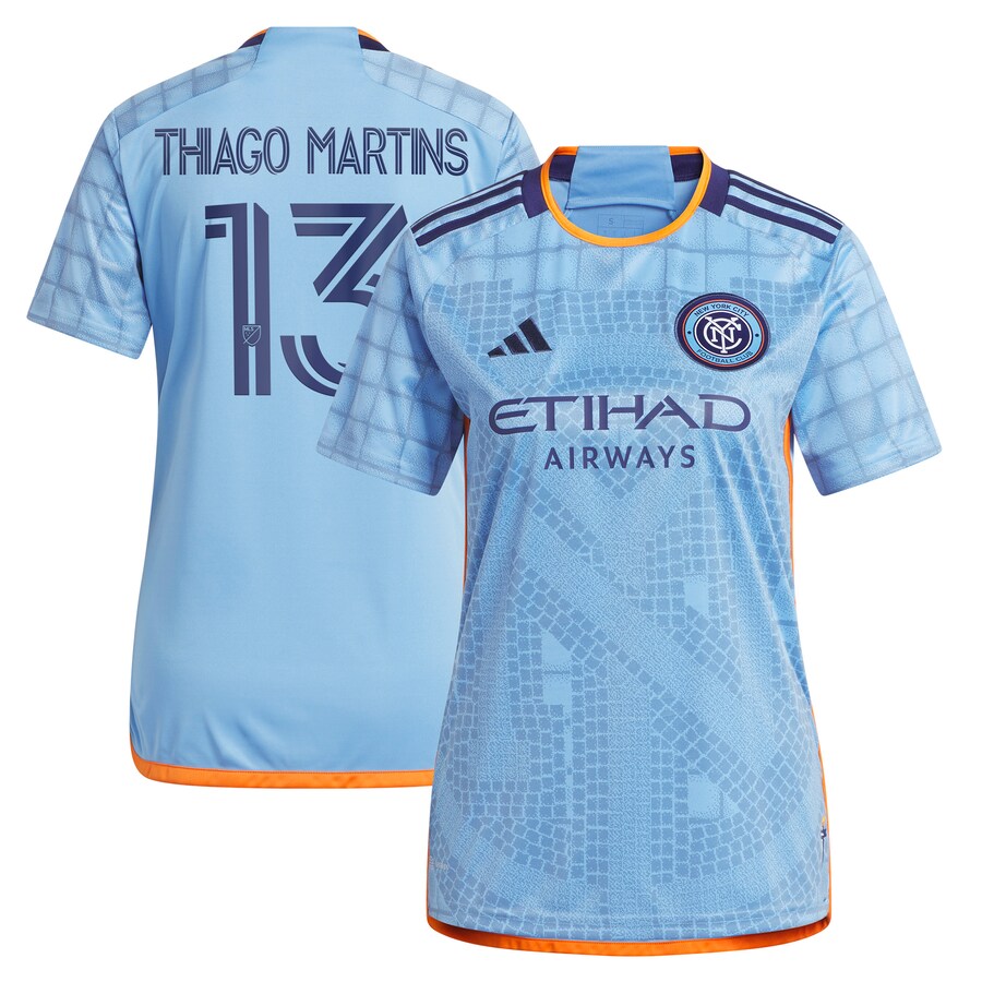 Women's New York City FC Thiago Martins adidas Light Blue 2023 The Interboro Kit Replica Player Jersey - Vujersey Los Angeles Rams