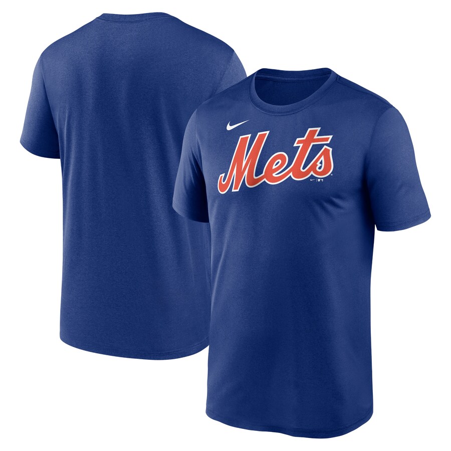 Men's New York Mets Nike Royal Legend Fuse Wordmark T-Shirt - Vujersey Los Angeles Rams