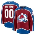 Men's Colorado Avalanche Fanatics Burgundy Home Premium Custom Jersey - Vujersey Los Angeles Rams