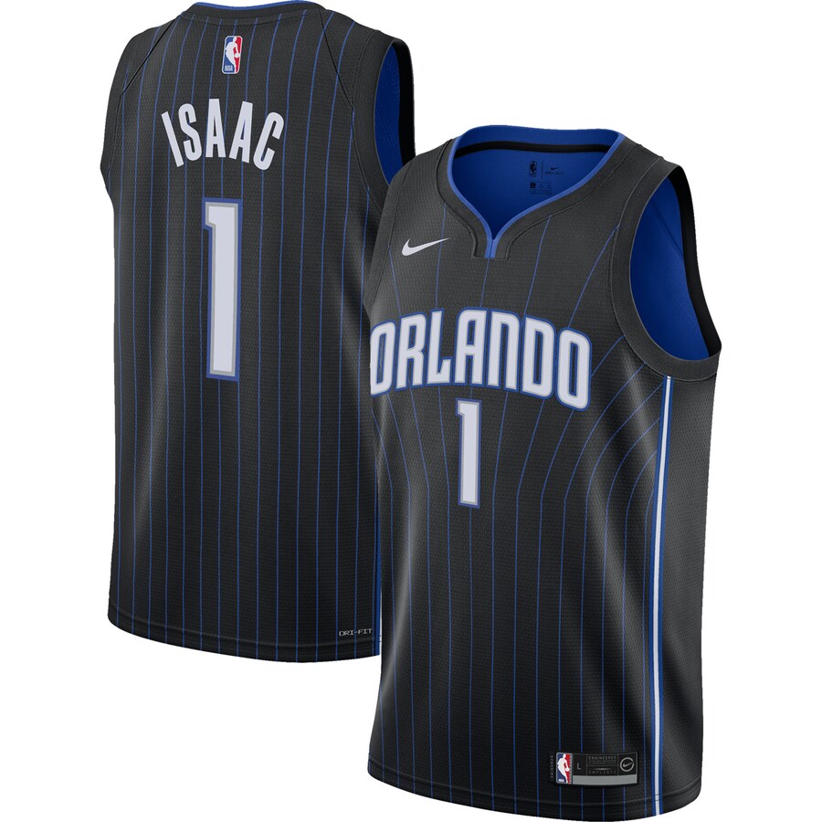 Youth Orlando Magic Jonathan Isaac Nike Black Swingman Jersey - Icon Edition - Vujersey Los Angeles Rams
