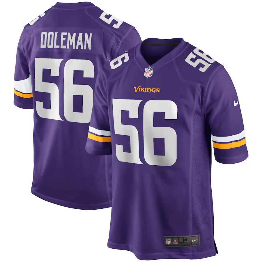 Men's Minnesota Vikings Chris Doleman Nike Purple Game Retired Player Jersey - Vujersey Los Angeles Rams