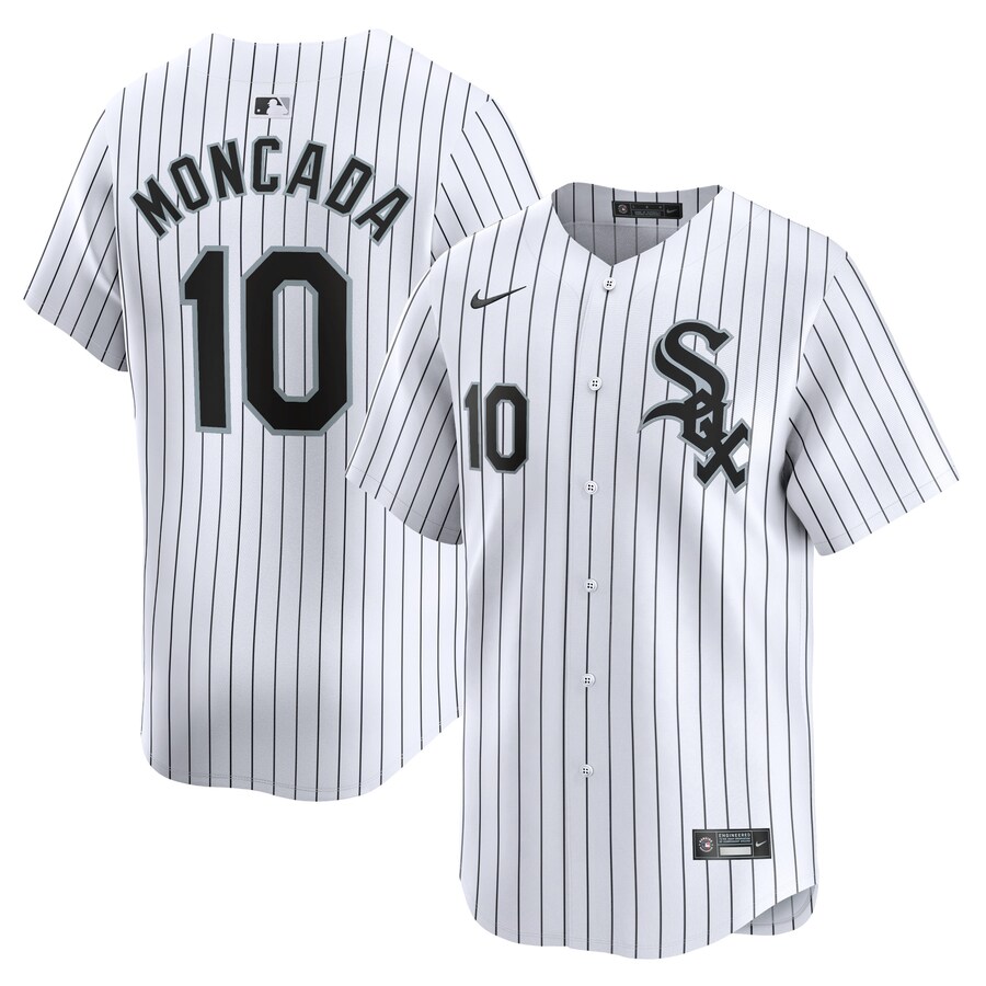Men's Chicago White Sox Yoan Moncada Nike White Home Limited Player Jersey - Vujersey Los Angeles Rams