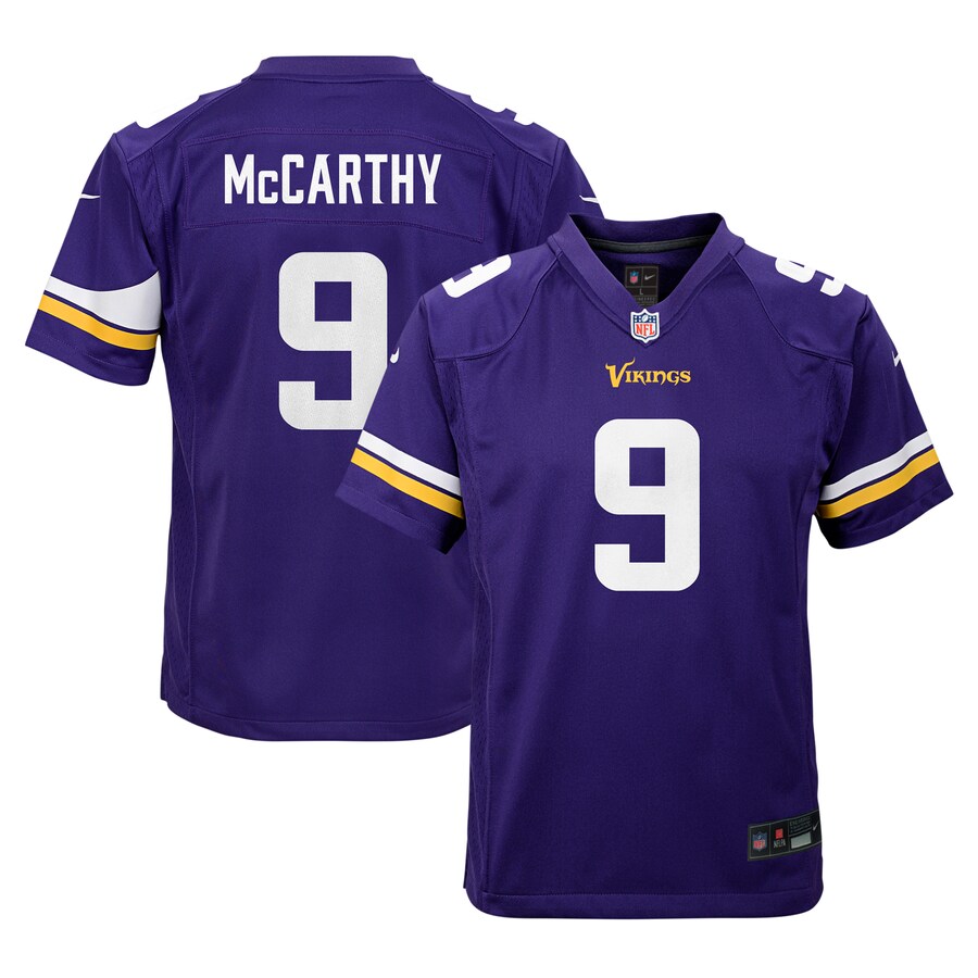 Youth Minnesota Vikings J.J. McCarthy Nike Purple Game Jersey - Vujersey Los Angeles Rams