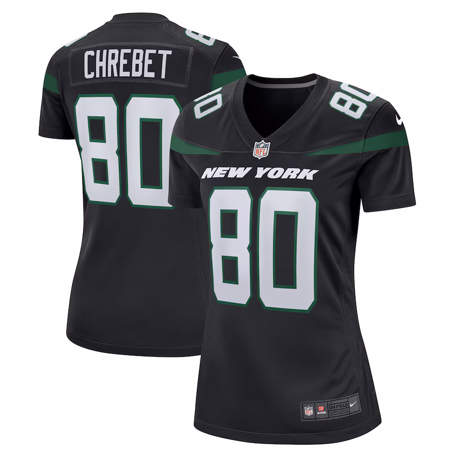 Women's New York Jets Wayne Chrebet Nike Black Retired Player Jersey - Vujersey Los Angeles Rams