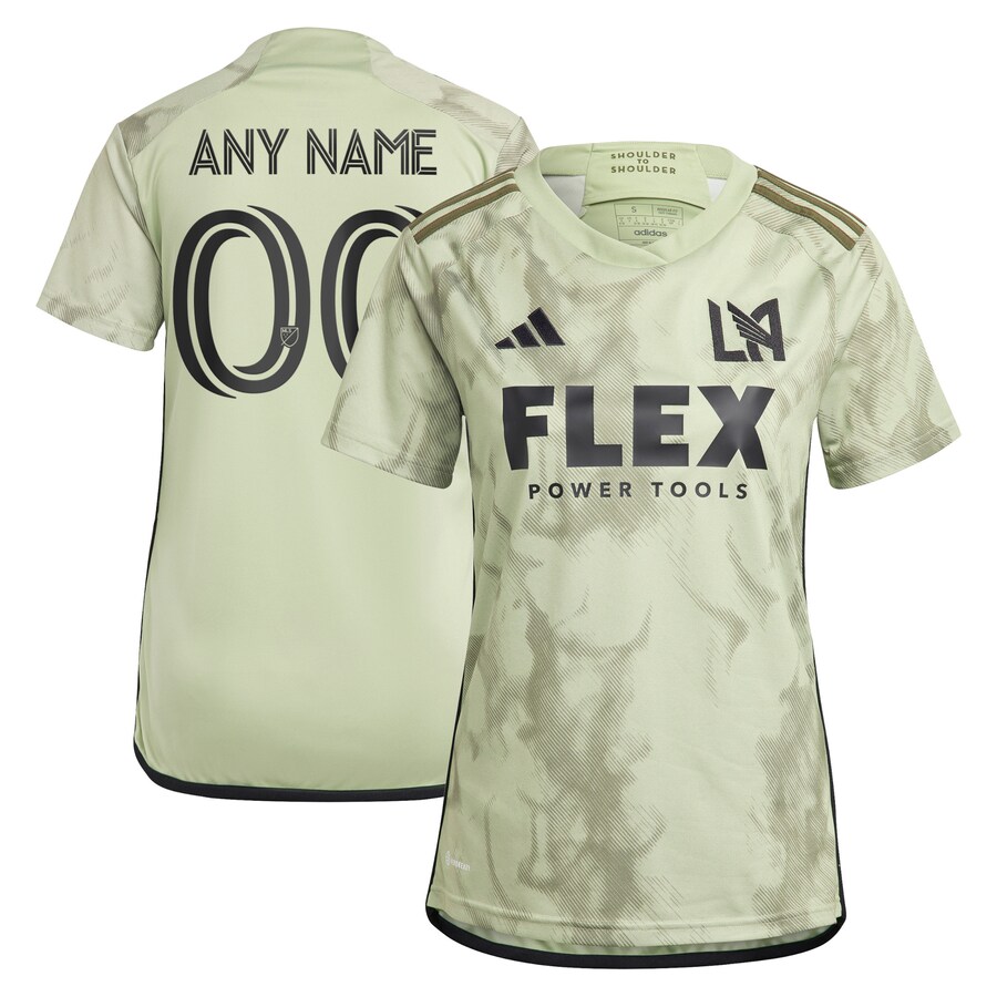 Women's LAFC adidas Green 2023 Smokescreen Replica Custom Jersey - Vujersey Los Angeles Rams