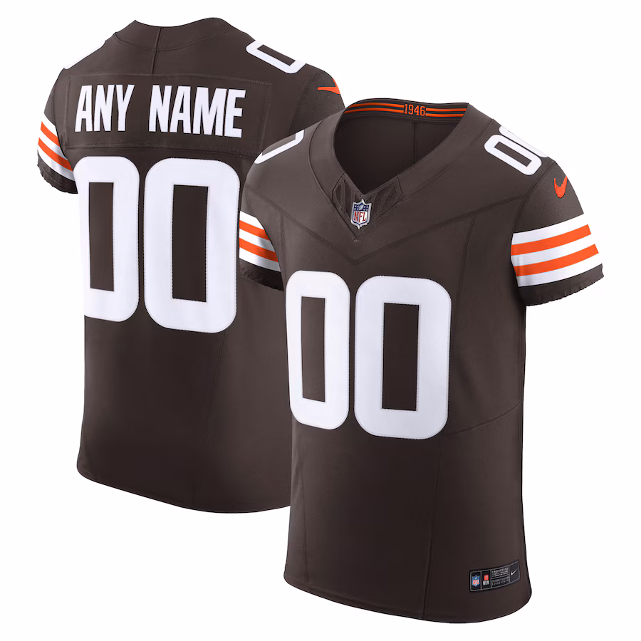 Men's Cleveland Browns Nike Brown Vapor F.U.S.E. Elite Custom Jersey - Vujersey Los Angeles Rams