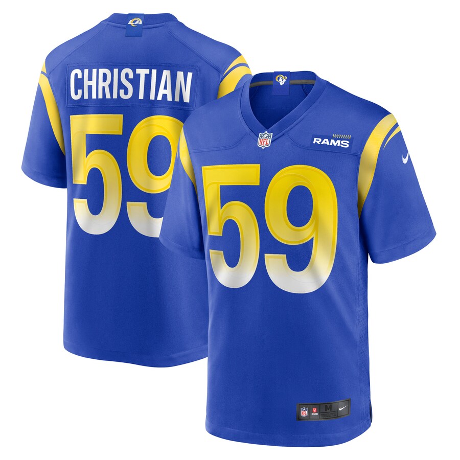 Men's Los Angeles Rams Geron Christian Nike Royal Team Game Jersey - Vujersey Los Angeles Rams