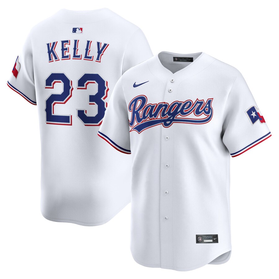 Men's Texas Rangers Merrill Kelly Nike White Home Limited Player Jersey - Vujersey Los Angeles Rams