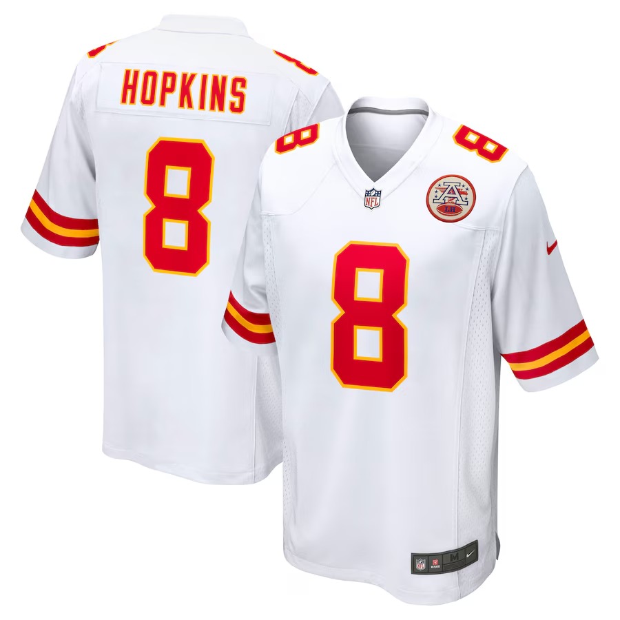 Men's Kansas City Chiefs DeAndre Hopkins Nike White Player Game Jersey - Vujersey Los Angeles Rams