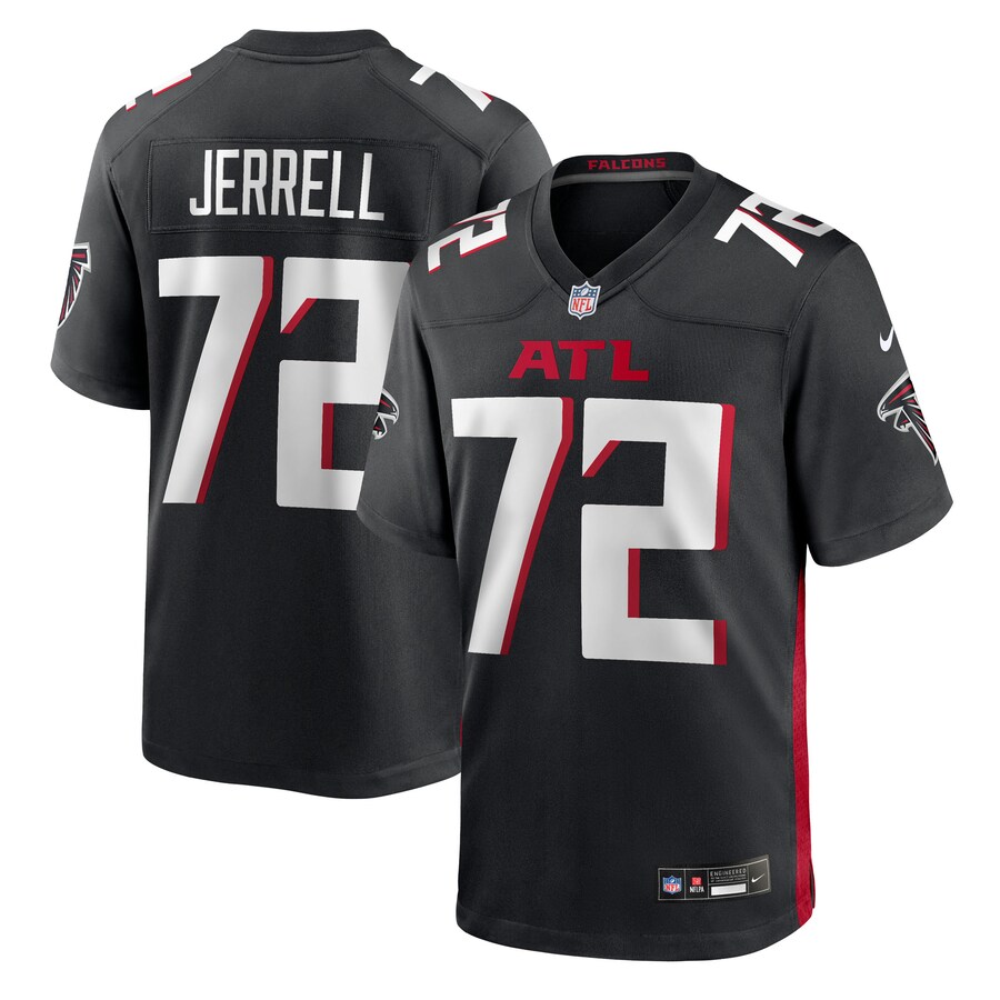 Men's Atlanta Falcons Michael Jerrell Nike Black Team Game Jersey - Vujersey Los Angeles Rams