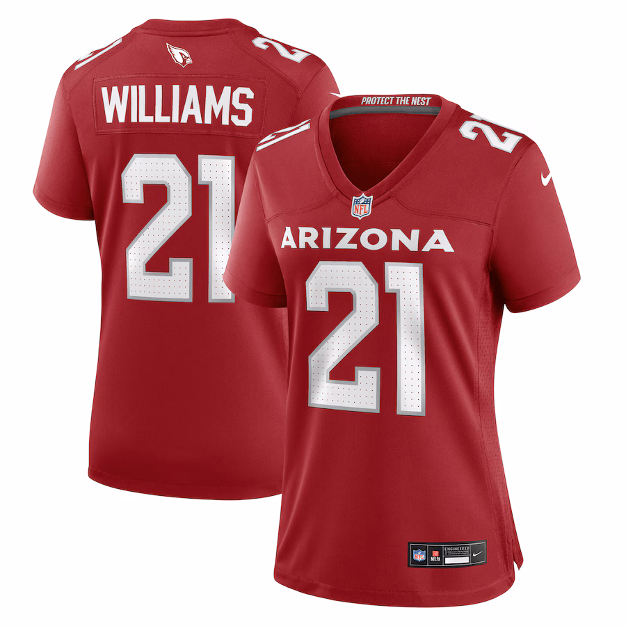 Women's Arizona Cardinals Garrett Williams Nike  Cardinal  Game Jersey - Vujersey Los Angeles Rams