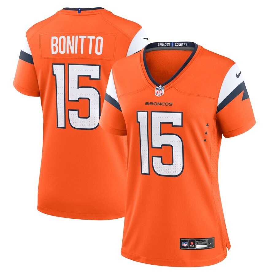Women's Denver Broncos Nik Bonitto Nike Orange Team Game Jersey - Vujersey Los Angeles Rams