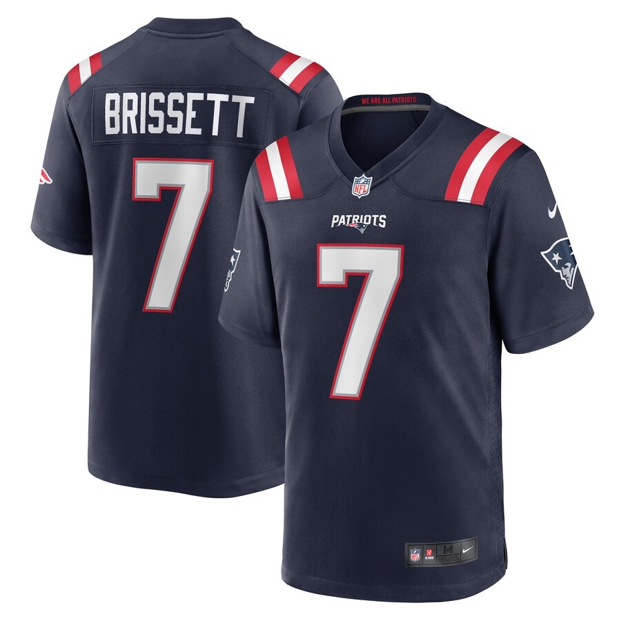 Men's New England Patriots Jacoby Brissett Nike Navy Game Jersey - Vujersey Los Angeles Rams
