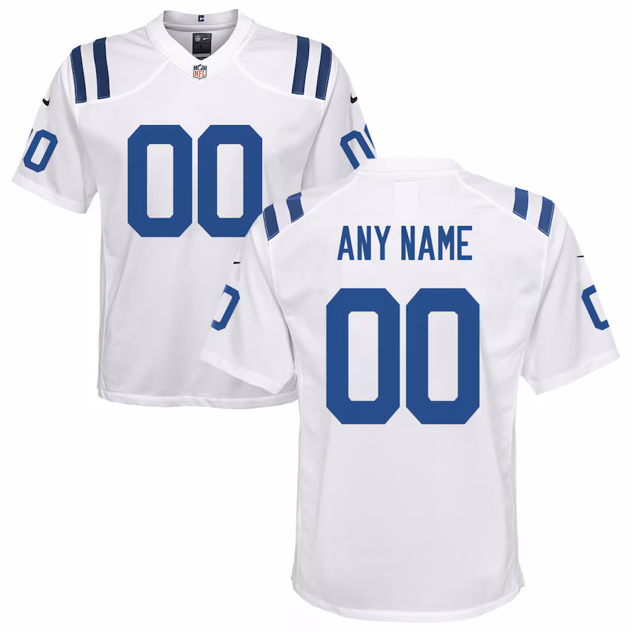 Youth Nike Indianapolis Colts White Custom Game Jersey - Vujersey Los Angeles Rams