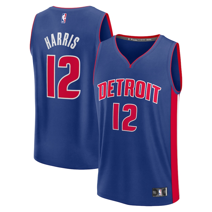 Men's Detroit Pistons Tobias Harris Fanatics Blue Fast Break Replica Player Jersey - Icon Edition - Vujersey Los Angeles Rams