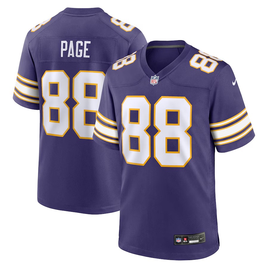 Men's Minnesota Vikings Alan Page Nike Purple Classic Retired Player Jersey - Vujersey Los Angeles Rams