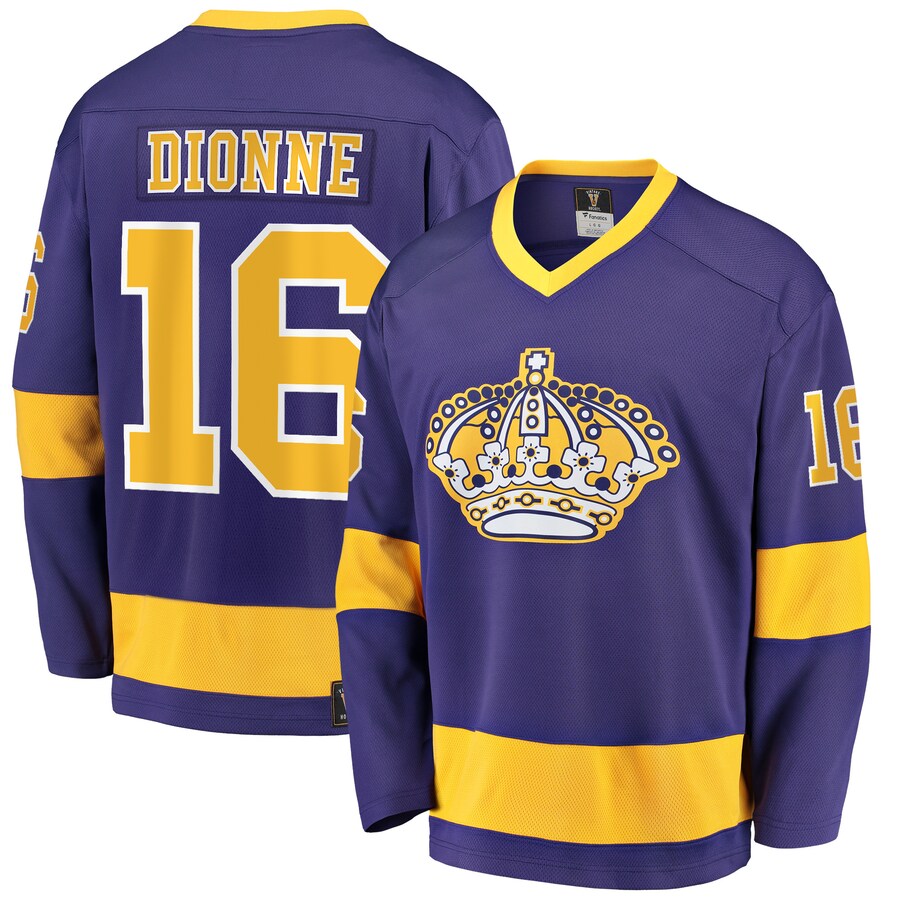 Men's Los Angeles Kings Marcel Dionne Fanatics Branded Purple Premier Breakaway Retired Player Jersey - Vujersey Los Angeles Rams