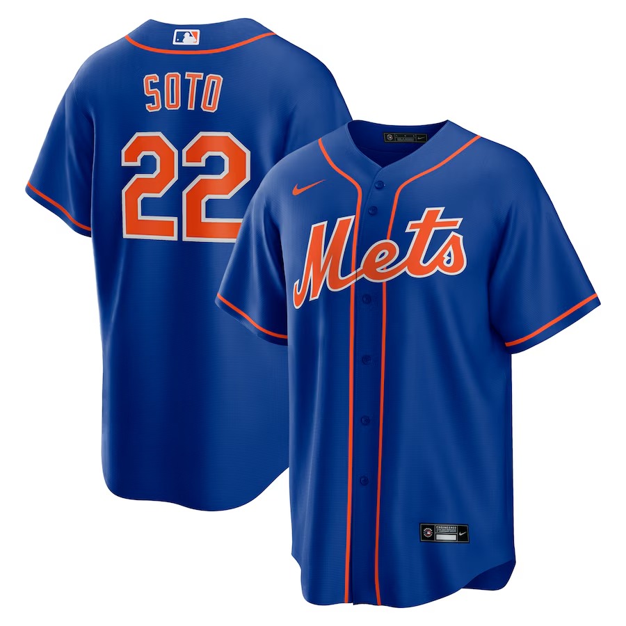 Men's New York Mets Juan Soto Nike Royal Replica Player Jersey - Vujersey Los Angeles Rams