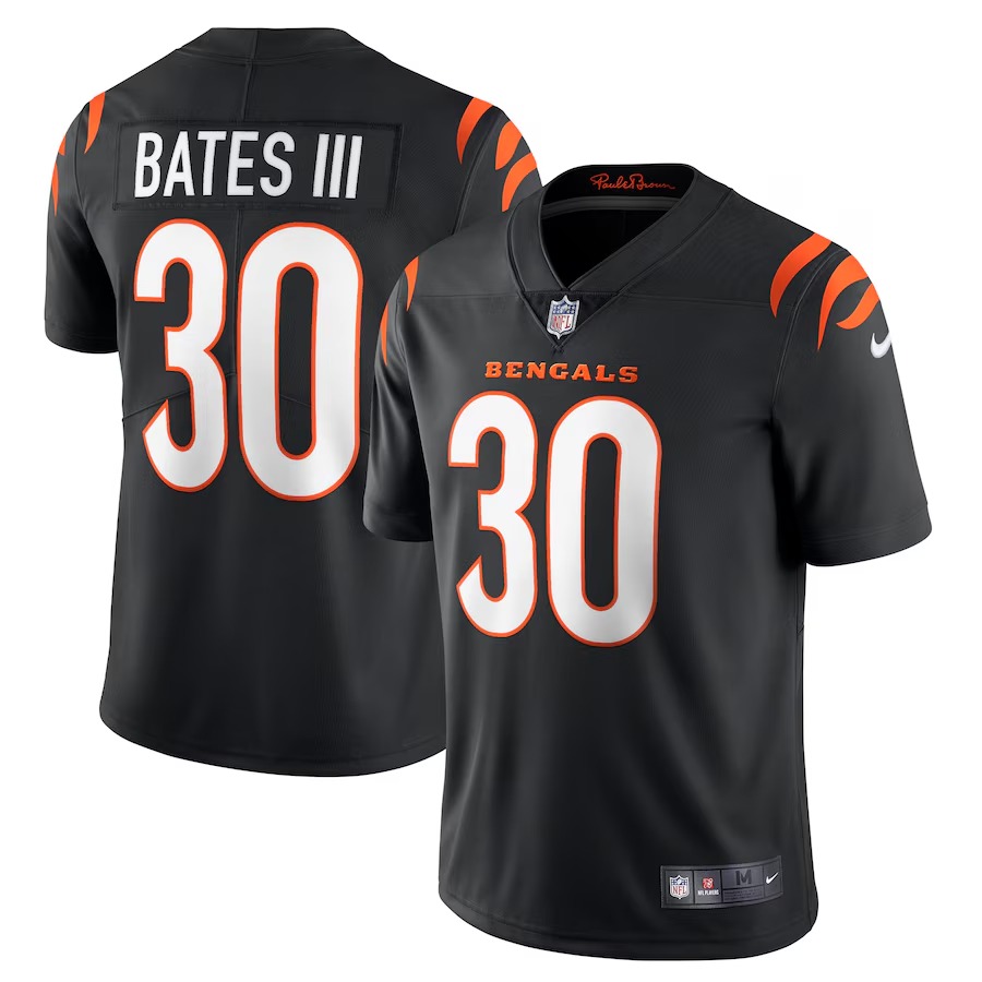 Men's Cincinnati Bengals Jessie Bates III Nike Black Vapor Limited Jersey - Vujersey Los Angeles Rams