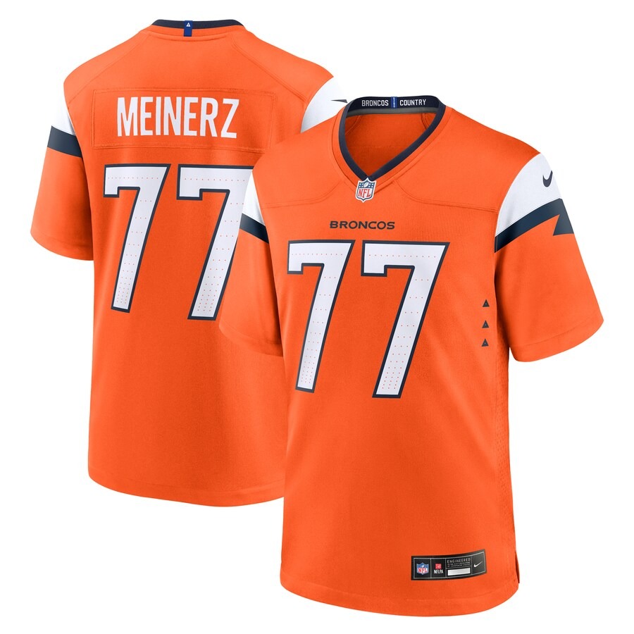 Men's Denver Broncos Quinn Meinerz Nike Orange Team Game Jersey - Vujersey Los Angeles Rams